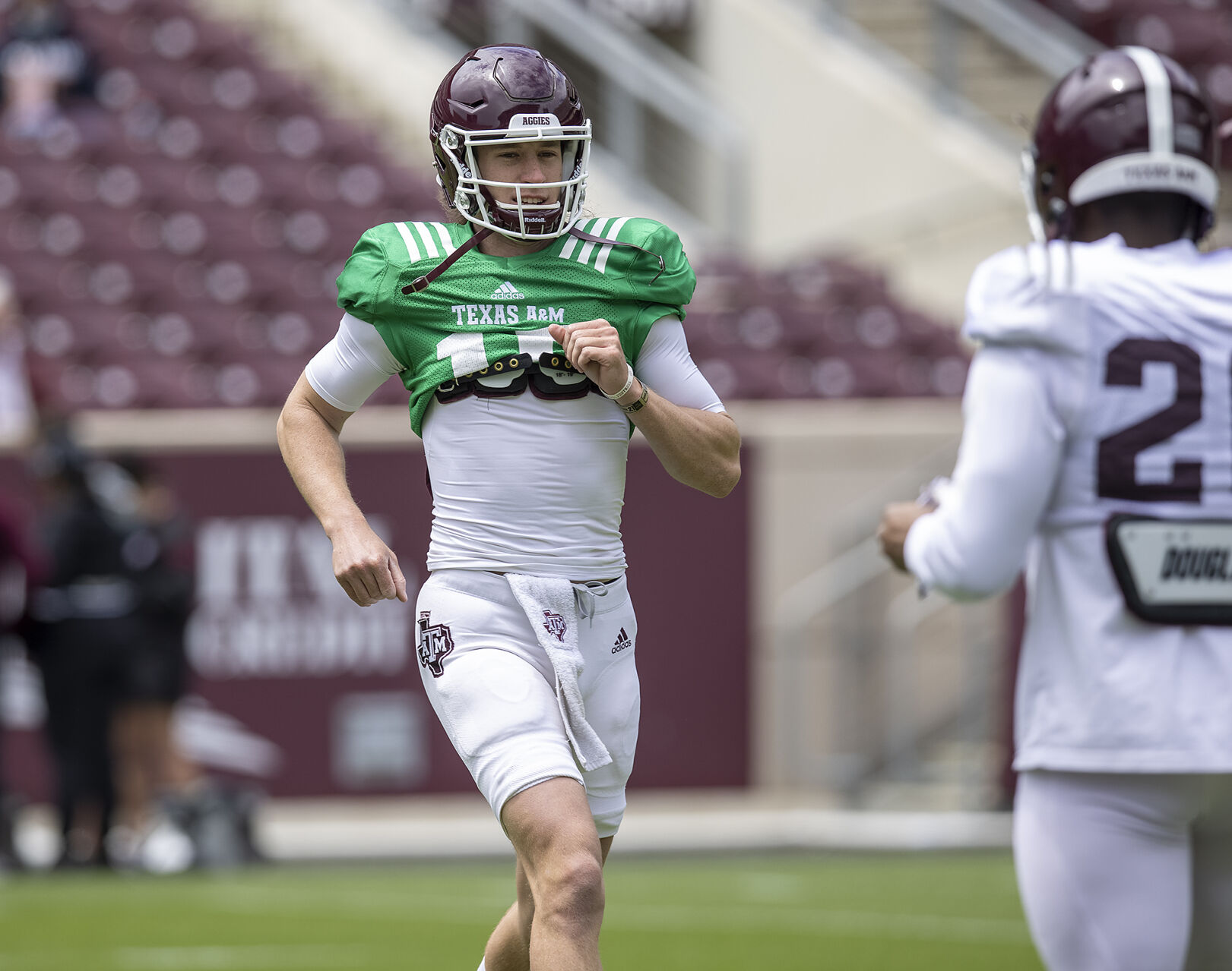 Spring football practice